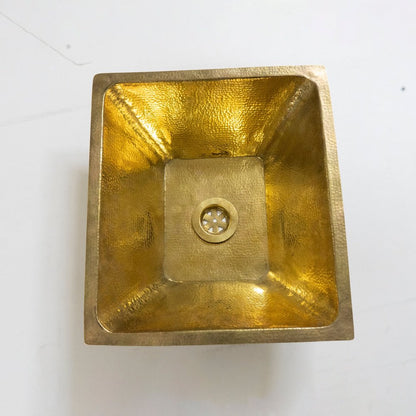 Handcrafted Undermount Hammered Brass Sink