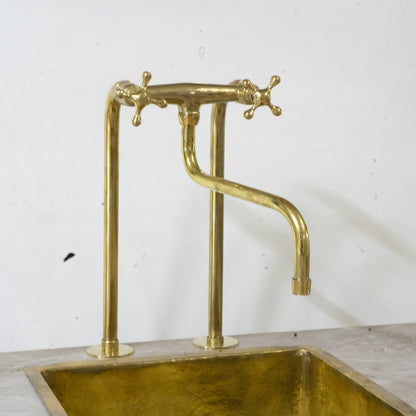 The Downward Spout Long Legs Kitchen Faucet