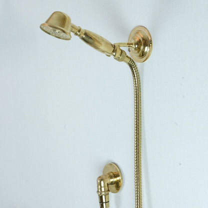 Unlacquered Brass Luxury Shower Heads