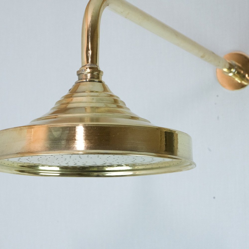 Unlacquered Brass Luxury Shower Heads