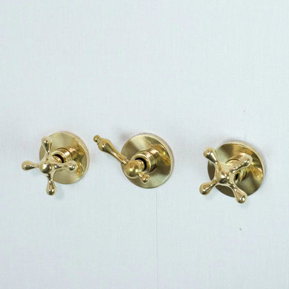 Unlacquered Brass Luxury Shower Heads