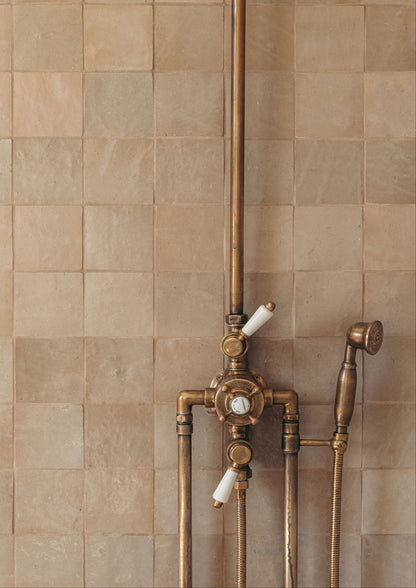 Handcrafted Thermostatic Surface Mounted Shower