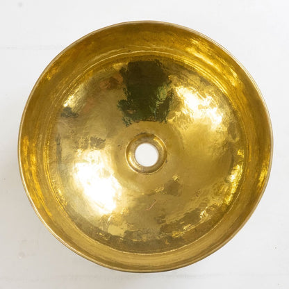 Solid Brass Round Vessel Sink