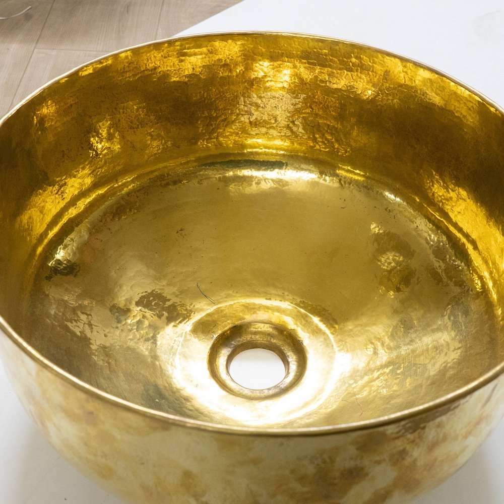 Solid Brass Round Vessel Sink