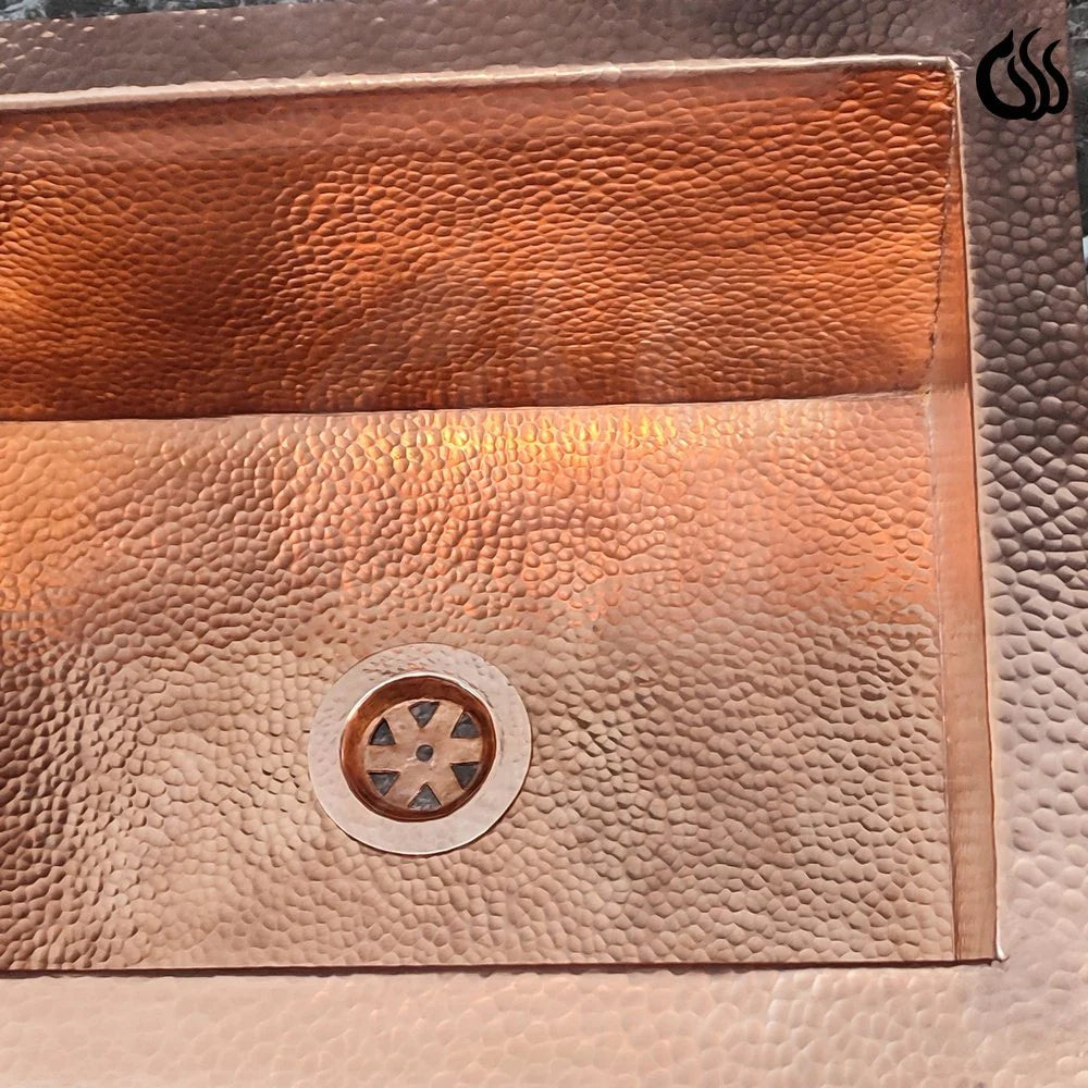 Hammered Copper Undermount Sink