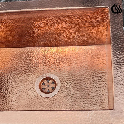 Hammered Copper Undermount Sink