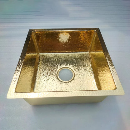 Unlacquered Brass Kitchen Sink