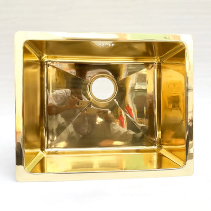 Unlacquered Brass Kitchen Sink