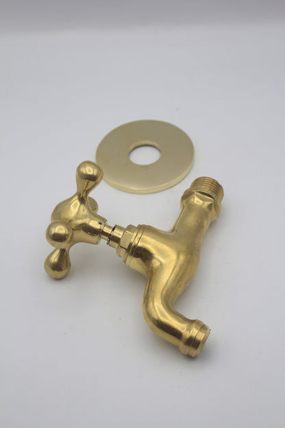 Unlacquered Brass Faucet, Moroccan Handmade Water Tap: A Touch of Moroccan Style for Your Home