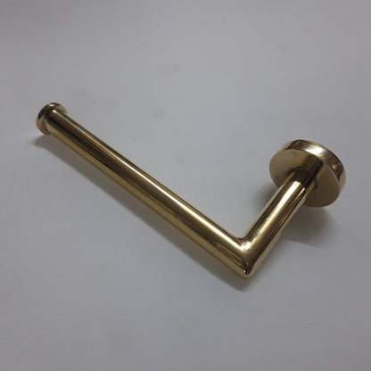 Solid Brass Toilet Paper Holder , shape L Powder Room Roll Holder