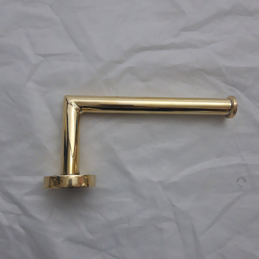 Solid Brass Toilet Paper Holder , shape L Powder Room Roll Holder