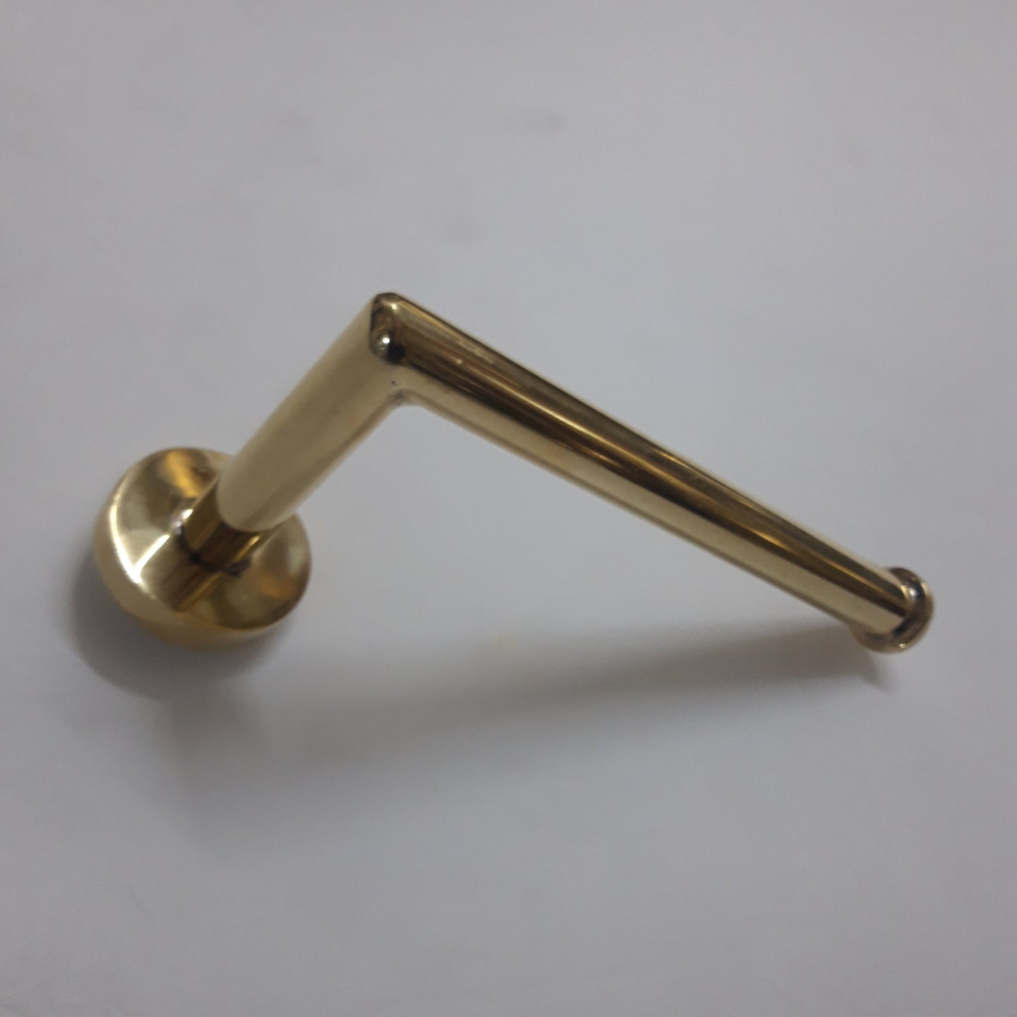 Solid Brass Toilet Paper Holder , shape L Powder Room Roll Holder