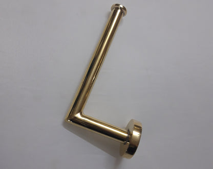 Solid Brass Toilet Paper Holder , shape L Powder Room Roll Holder