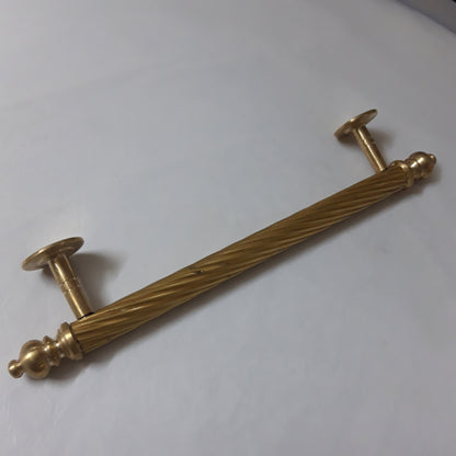 12 Inches Solid Brass Towel Bar for Bathroom, Kitchen Hand Towel Holder, Dish Cloths Hanger-Wall Mount Brushed Brass