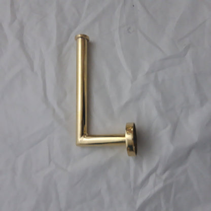 Solid Brass Toilet Paper Holder , shape L Powder Room Roll Holder