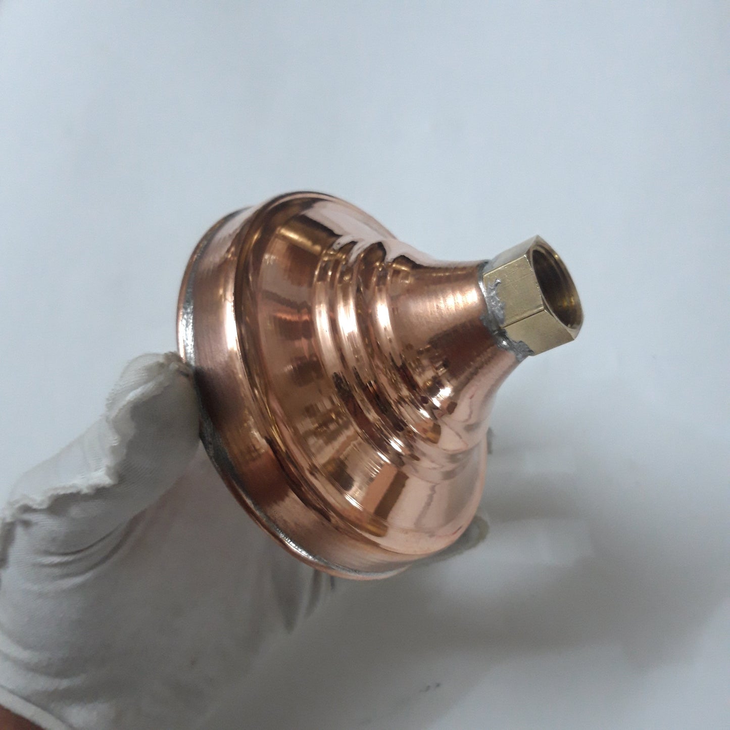 Unlacquered Solid Copper Rain Shower Head, Moroccan Handcrafted Antique Red Copper Showerhead