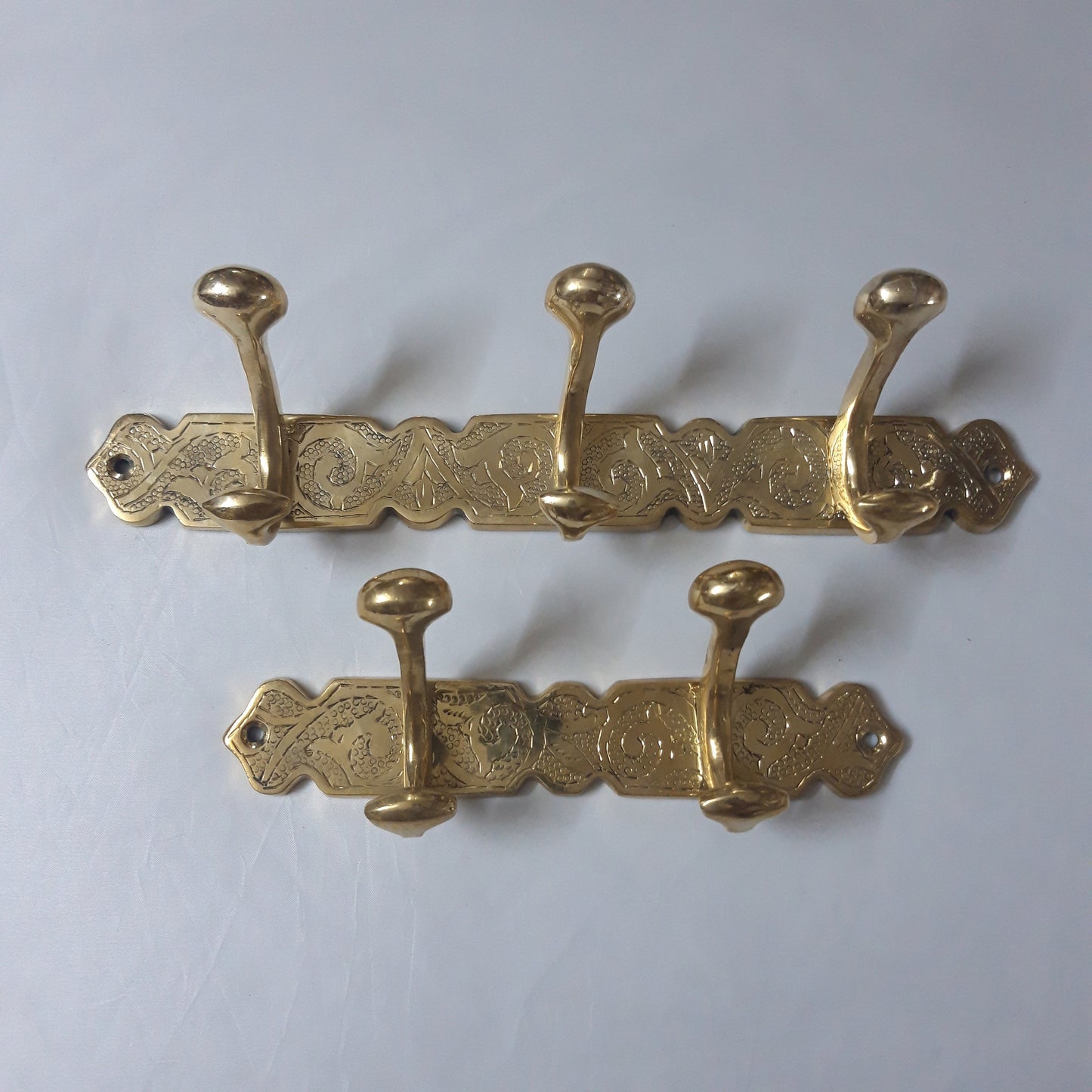 Brass Decorative Wall Hooks Towel Hook-Handcrafted Unlacquered Brass Hooks