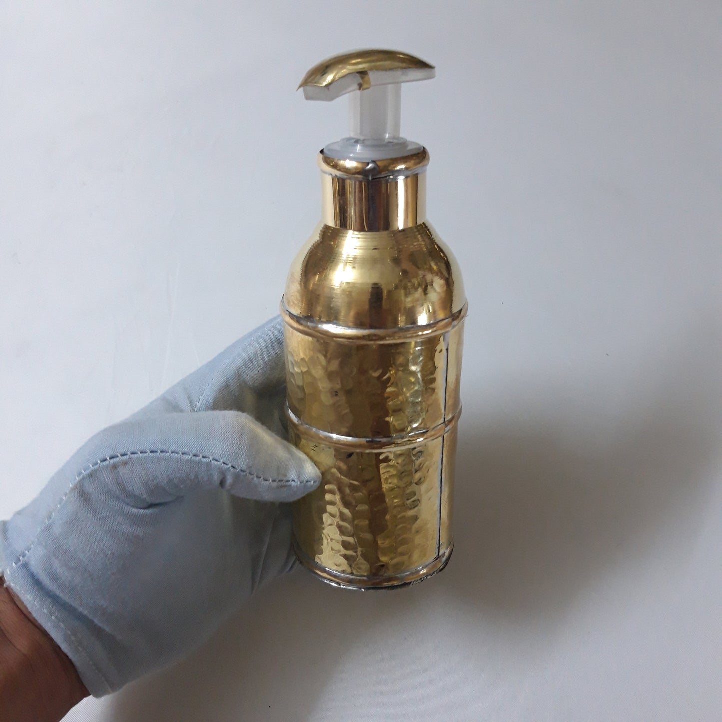 Solid Brass Soap Dispenser for Bathroom (Brass Stainless Steel) Hand Soap Dispenser