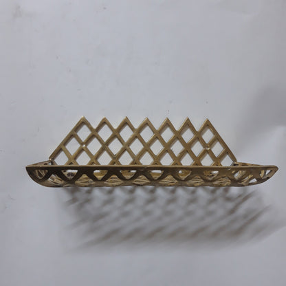 Antique Brass Soap Dish Rack Bathroom Shower Soap Holder Wall Mount Soap Storage Basket Antique Solid Brass