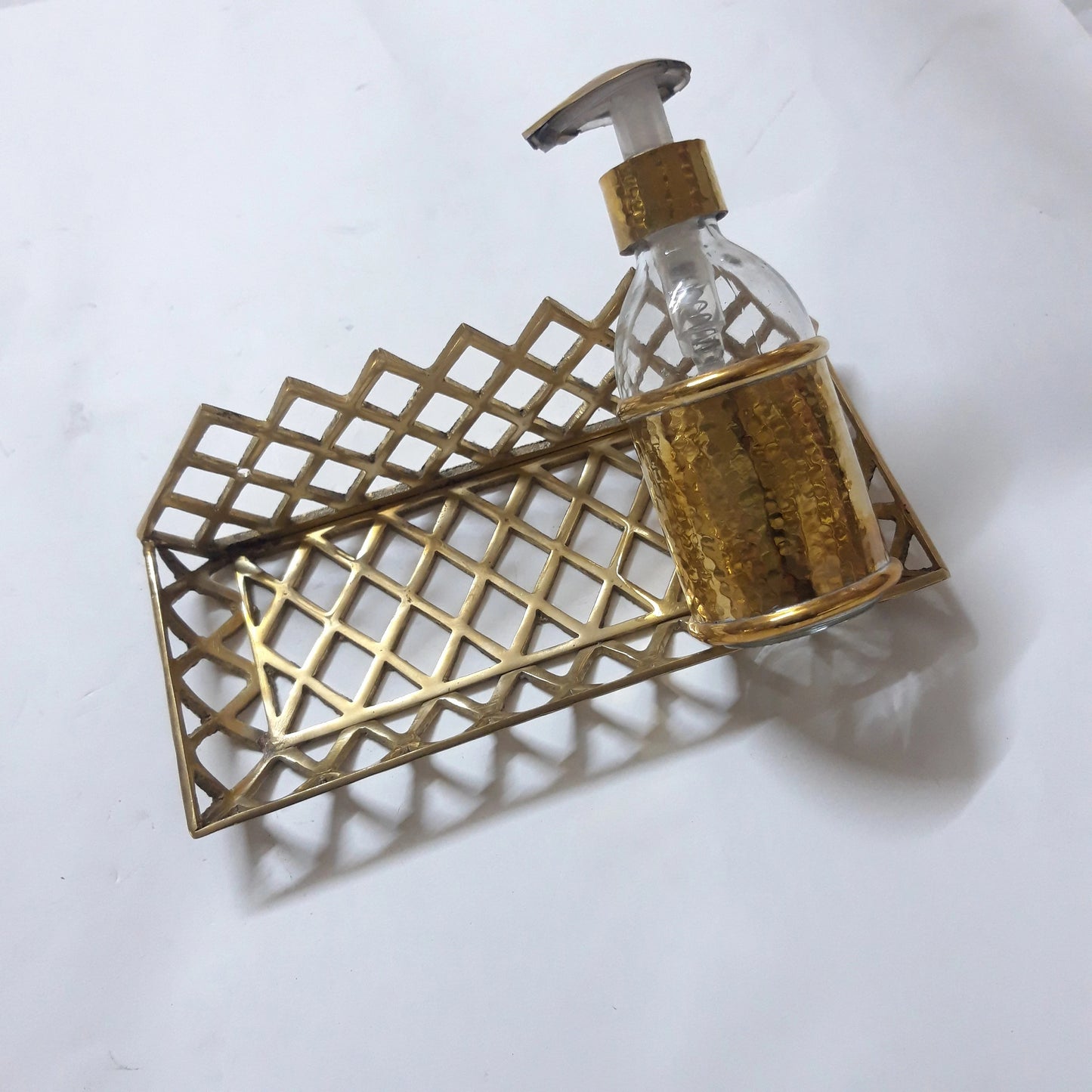 Antique Brass Soap Dish Rack Bathroom Shower Soap Holder Wall Mount Soap Storage Basket Antique Solid Brass