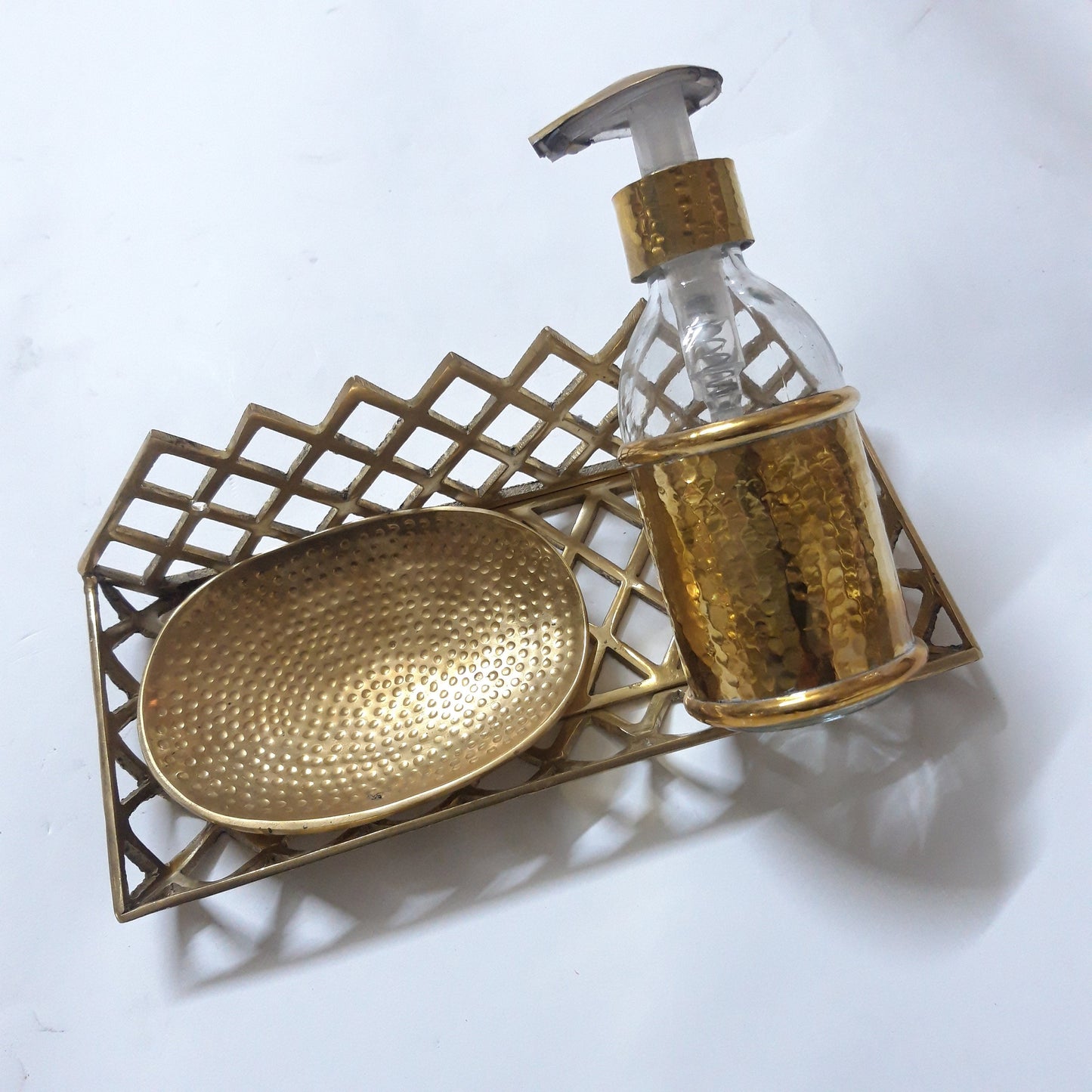 Antique Brass Soap Dish Rack Bathroom Shower Soap Holder Wall Mount Soap Storage Basket Antique Solid Brass