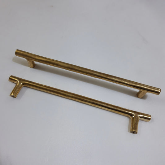 Handcrafted Antique Brass Cabinet Pulls, Brass Handles for Kitchen Cabinet