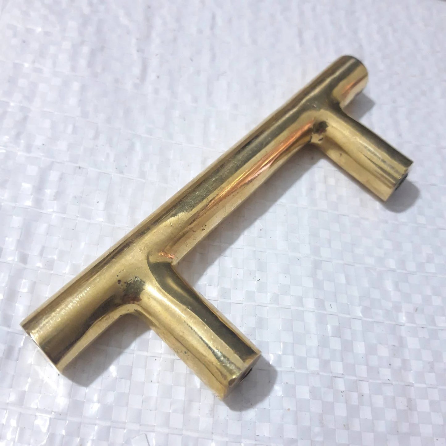 Handcrafted Antique Brass Cabinet Pulls, Brass Handles for Kitchen Cabinet