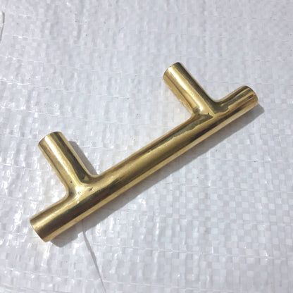 Handcrafted Antique Brass Cabinet Pulls, Brass Handles for Kitchen Cabinet