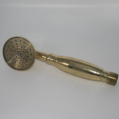 Antique Solid Brass hand held shower head