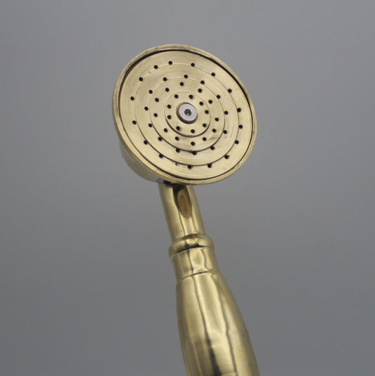 Antique Solid Brass hand held shower head