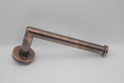 Copper Solid Brass Toilet Paper Holder , shape L Powder Room Roll Holder