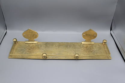 Moroccan Handmade Bathroom Shelf-Engraved Solid Brass Wall Bathroom Shelf