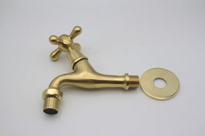 Unlacquered Brass Faucet, Moroccan Handmade Water Tap: A Touch of Moroccan Style for Your Home