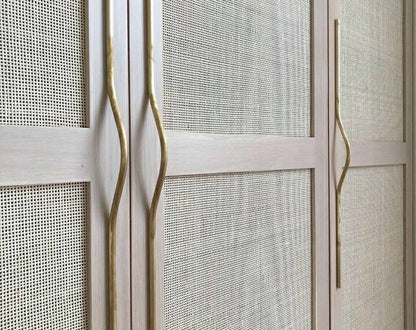 Modern Curved Arch Brass Cabinet Handles - Elevate Your Space