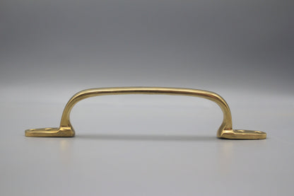 Handcrafted Antique Brass Cabinet Pulls, Brass Handles for Kitchen Cabinet