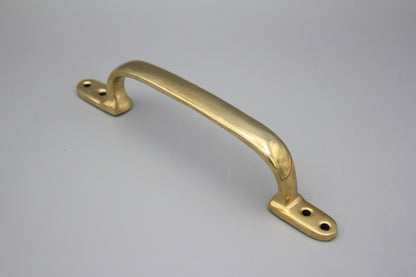 Handcrafted Antique Brass Cabinet Pulls, Brass Handles for Kitchen Cabinet