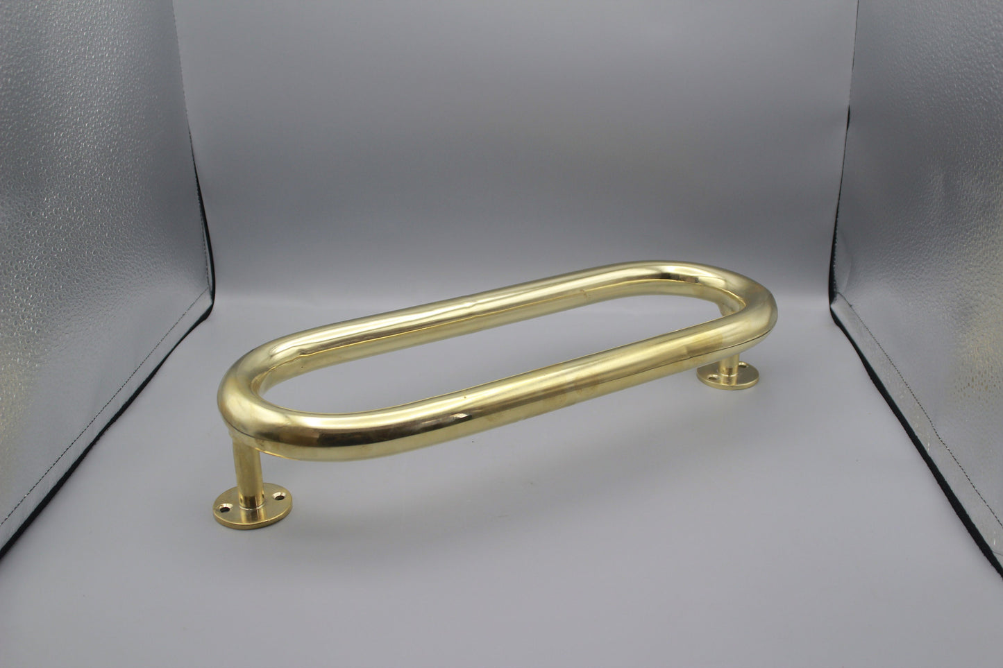 Unlaquered Brass Entry Pull , Double Sided Brass Pull