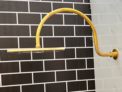 Handcrafted Solid Brass Shower Head And handheld Set,wall mounted shower system