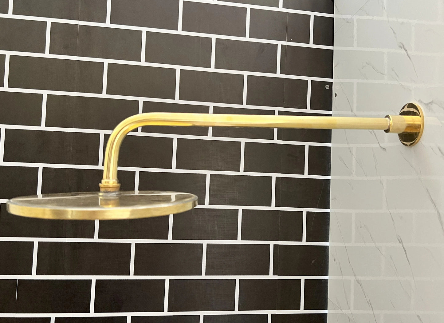 Handcrafted Solid Brass Shower Head And handheld Set,wall mounted shower system