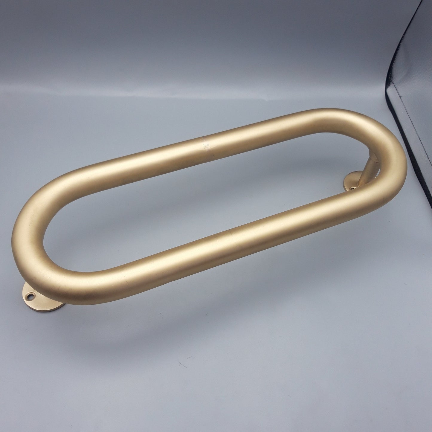 Unlaquered Brass Entry Pull , Double Sided Brass Pull