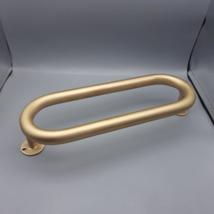 Unlaquered Brass Entry Pull , Double Sided Brass Pull